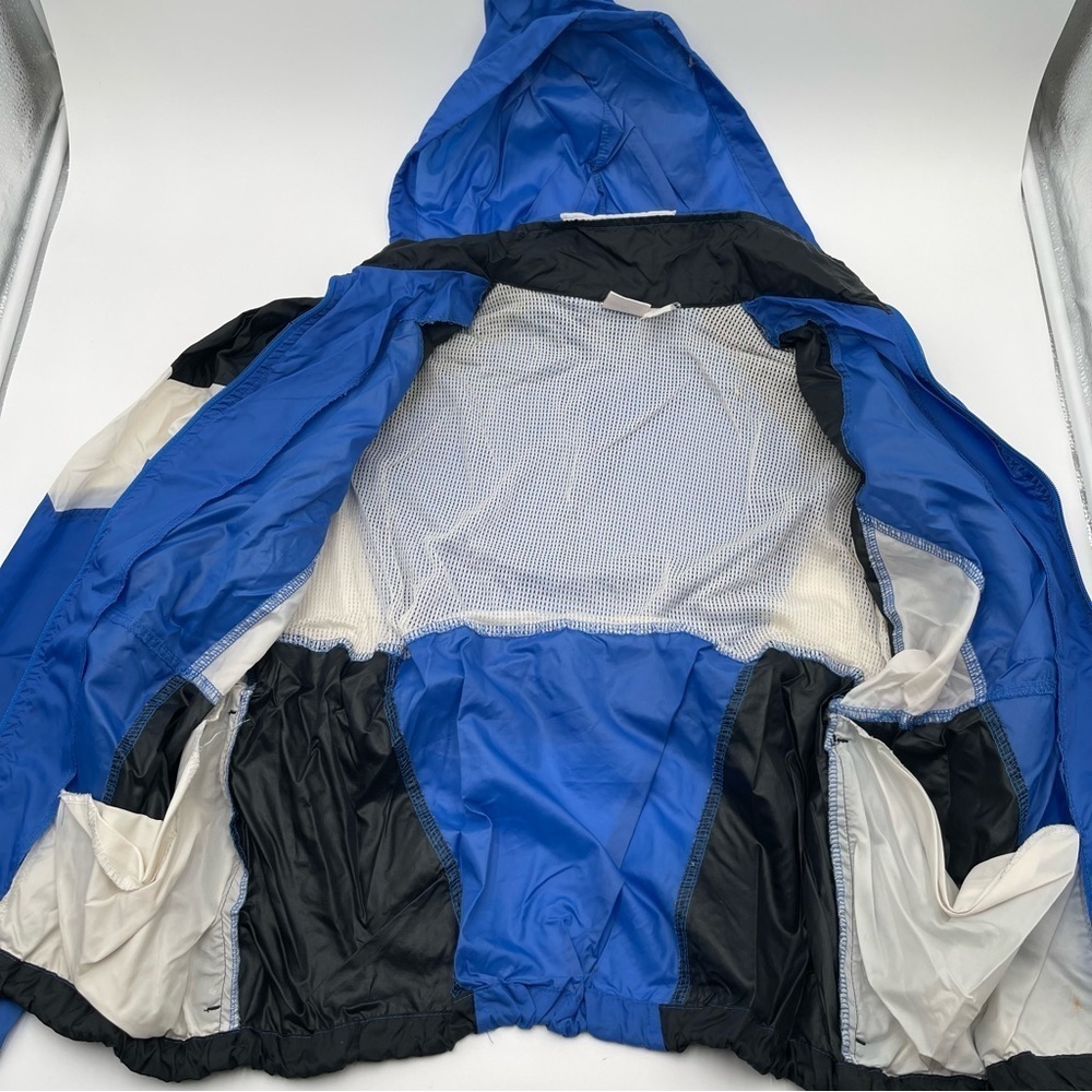 Vintage Nike Jacket Adult Small Colorblock Windbreaker Track Blue Full Zip 90’s - Picture 5 of 12
